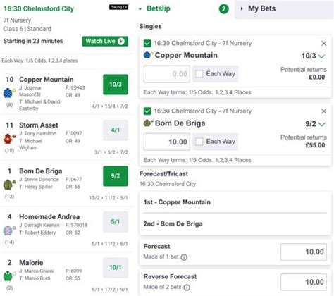 reverse forecast odds calculator|Forecast & Tricast Betting: What Is It & How Do You Calculate .